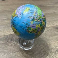 MOVA Globe Blue with Political Map 4.5'' Solar Powered Rotating MG-45-BOE Boxed