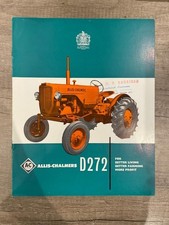 Allis Chalmers D272 Vintage Tractor Brochure Leaflet