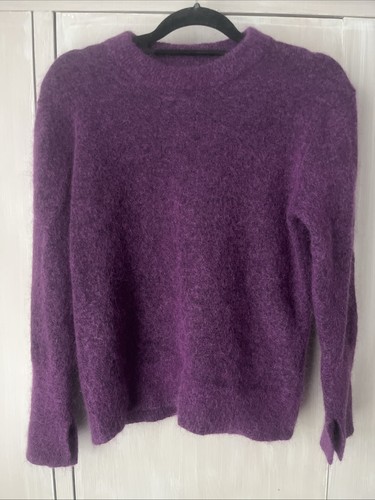 Mohair and wool - and, purple