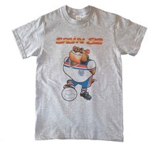 World Cup Spain 82 England Bobby The Bulldog Grey T-shirt sizes Small-3XL