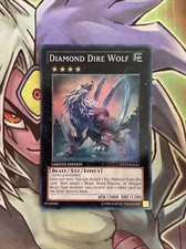 CT10-EN012 Diamond Dire Wolf Super Rare Limited Edition NM Yugioh Cards