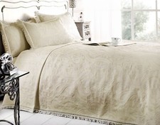 Bedspread Set Jacquard Damask