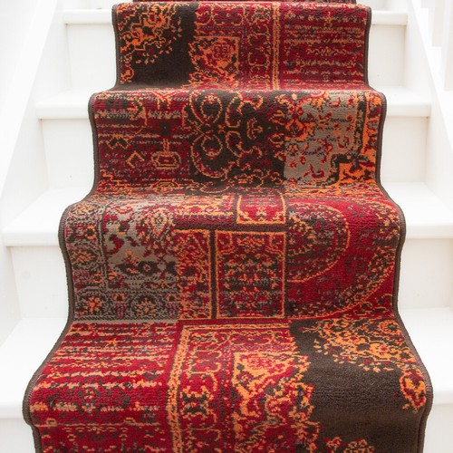 Long red patchwork - long,