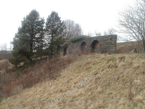 Photo 6x4 remains railway - photo, of