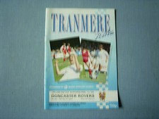 TRANMERE ROVS v DONCASTER ROVS Leyland Daf Trophy North Final 1st leg 1989-90