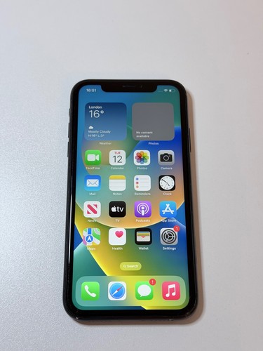 Apple iphone black 64gb - xr,
