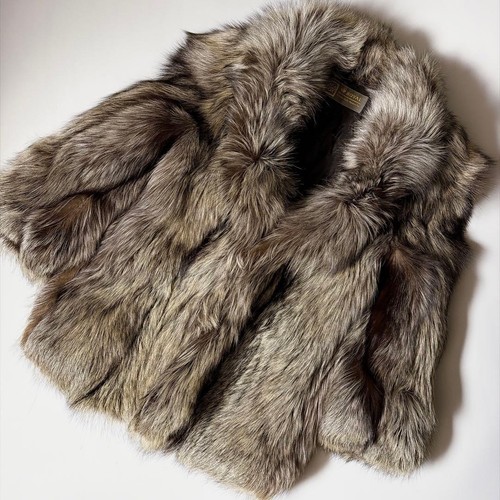 Saga fox fur coat size - 2xl, 3l