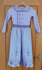 Disney Frozen 2 Tu Elsa Lilac  Dress Ages 7-8