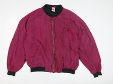 Avanti Men's Red Silk Bomber