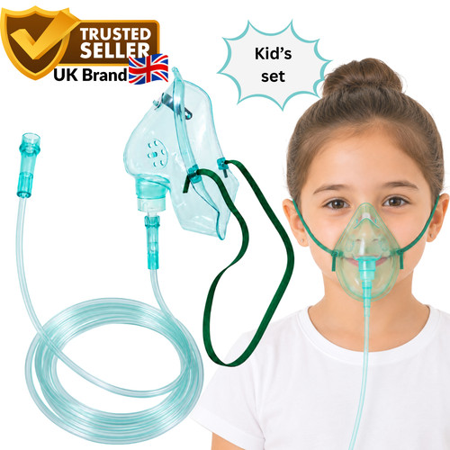Oxygen mask with - 2.1m, long