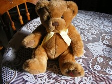 Hamleys Light Brown Fake Fur 10" Seated Teddy Bear .