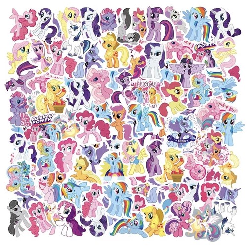 60pcs little pony stickers - 60pcs,
