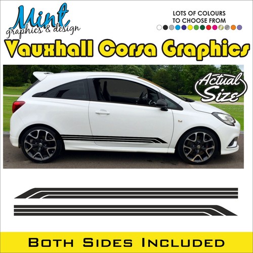 Vauxhall corsa side stripes - vauxhall,