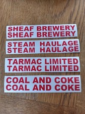 Various Mamod Steam Wagon Liveries. Vinyl Lorry Livery