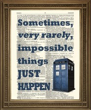 DOCTOR WHO TARDIS PRINT
