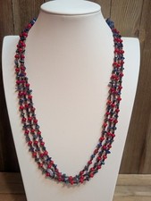 Coral lapis strand navajo - &,