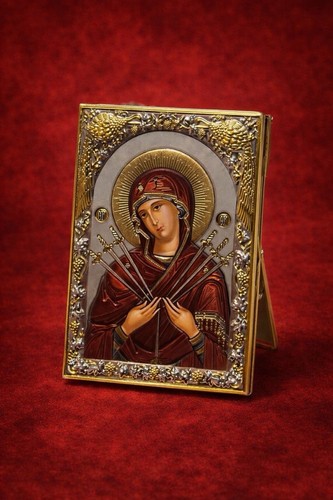 Orthodox icon virgin mary - virgin,
