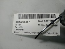 55559394 ECU ASTRA VAUXHALL 1.6L Petrol 04-12