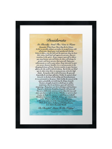 Abstract watercolor desiderata - watercolor,