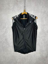 ASSOS MILLE GT Spring Fall Vest Black/White Windproof Cycling Gilet Size XL