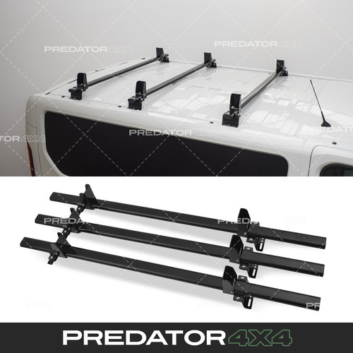 Black bar van - black, rack