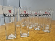 Becks pint glass - becks, brand