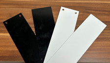 DOOR FINGER PLATE  BLACK /