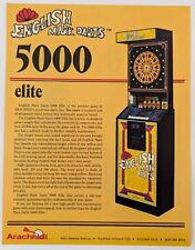 English Mark Darts Electronic Machine 1985 Flyer Arachnid Inc. Elite & Econo