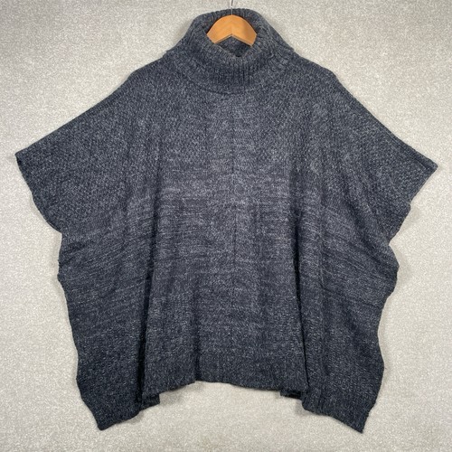 Women knitted poncho - m&s,