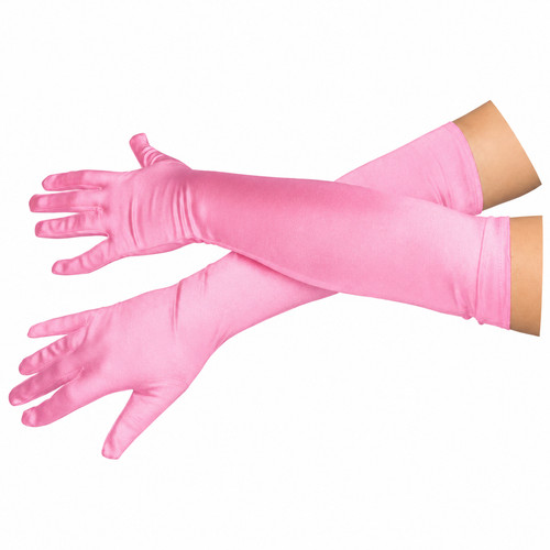 Ladies long baby pink - long, opera