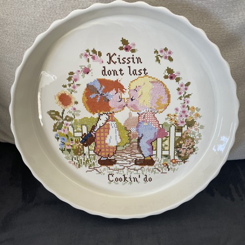 Poole pottery ceramic flan - ceramic, /