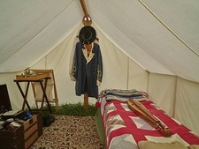 Officer's tent at the
