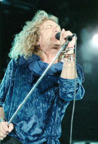 Robert plant performing during - performing,