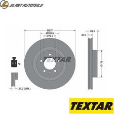 2x BRAKE DISCS 92134603 FOR