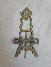 EUC Brass Victorian Art Nouveau Art Easel Picture Holder