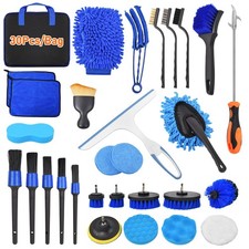 30PCS Car Detailing Wash Brush