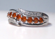 9ct Gold Ring Fire Opal