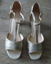Women's Paradox London 'Tillie'  champagne wide platform sandal/shoe size 8
