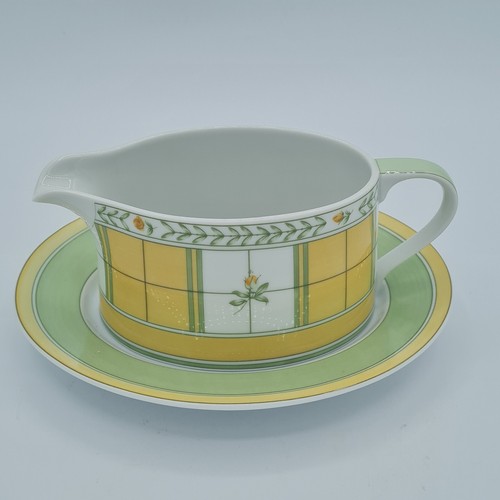 Yellow rose gravy boat - rose,