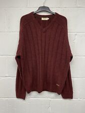 PG Field Heritage Red With Black Fleck Knitted Jumper Size Extra Large PK