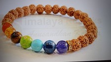 7 Chakra Healing 5 Mukhi Rudraksha Bracelet