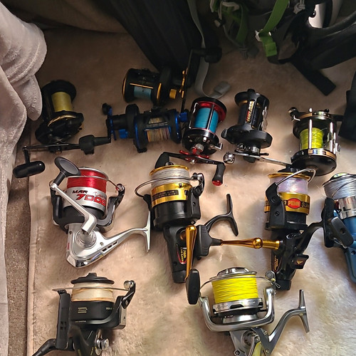 Penn mixed lot - lot, reels