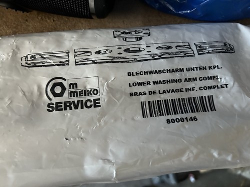 Meiko lower wash - arm,