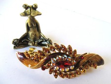 🐸VTG Rhinestone Hair