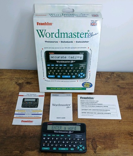 Franklin wordmaster plus - franklin,