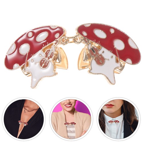 Cute mushroom alloy dress clip - cute,