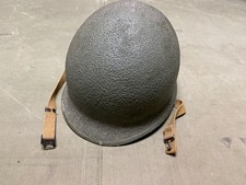 ORIGINAL WWII US ARMY M1 HELMET SHELL, FRONT SEAM, RESTORED FIXED BAIL