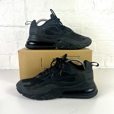 Nike Air Max 270 React Triple Black UK 9 | Great Condition | #232