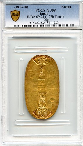 1837 1858 tempo koban gold - tempo,