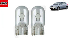 TOYOTA AURIS 2006-2012 Sidelights Bulb BULBS 12V 5W CLEAR PUSH-IN PAIR
